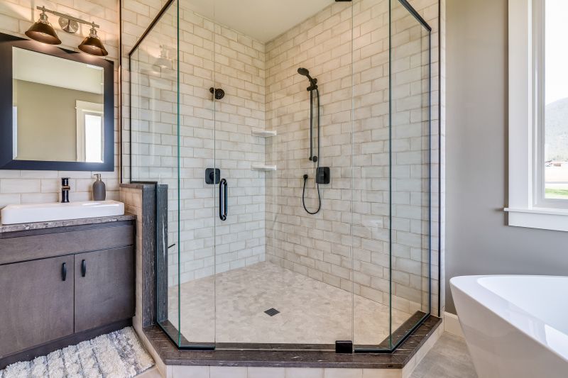 Sleek Shower Niche Design