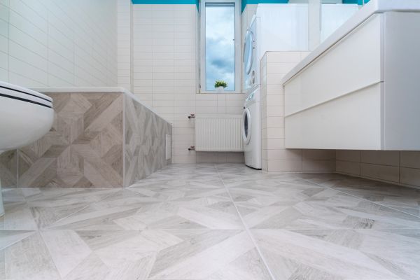 Bathroom Floor Remodeling in Arlington