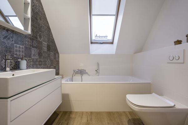 Attic Bathroom Construction in Arlington
